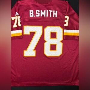 Rare Washington Redskins Bruce Smith Adidas Football Jersey Size: XXL